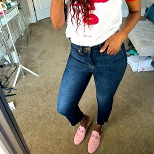 Fashion Nova cropped jeans